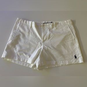 White Ralph Lauren Polo shorts size 10
